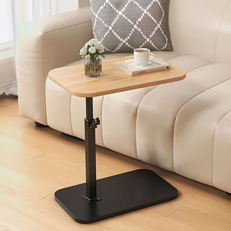 Livelift Adjustable Side Table - Wooden Top, Modern Design for Sofa or Bed 3