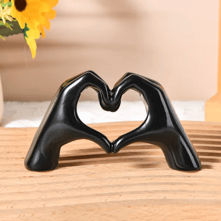 Lovelia Wall Art - Hand-Carved Wood, Heart-Shaped Home Decoration 3