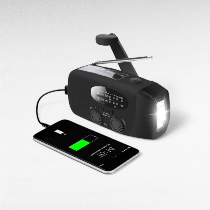 Lumen Emergency Radio - Wind-Up, Waterproof Multifunctional Device 0