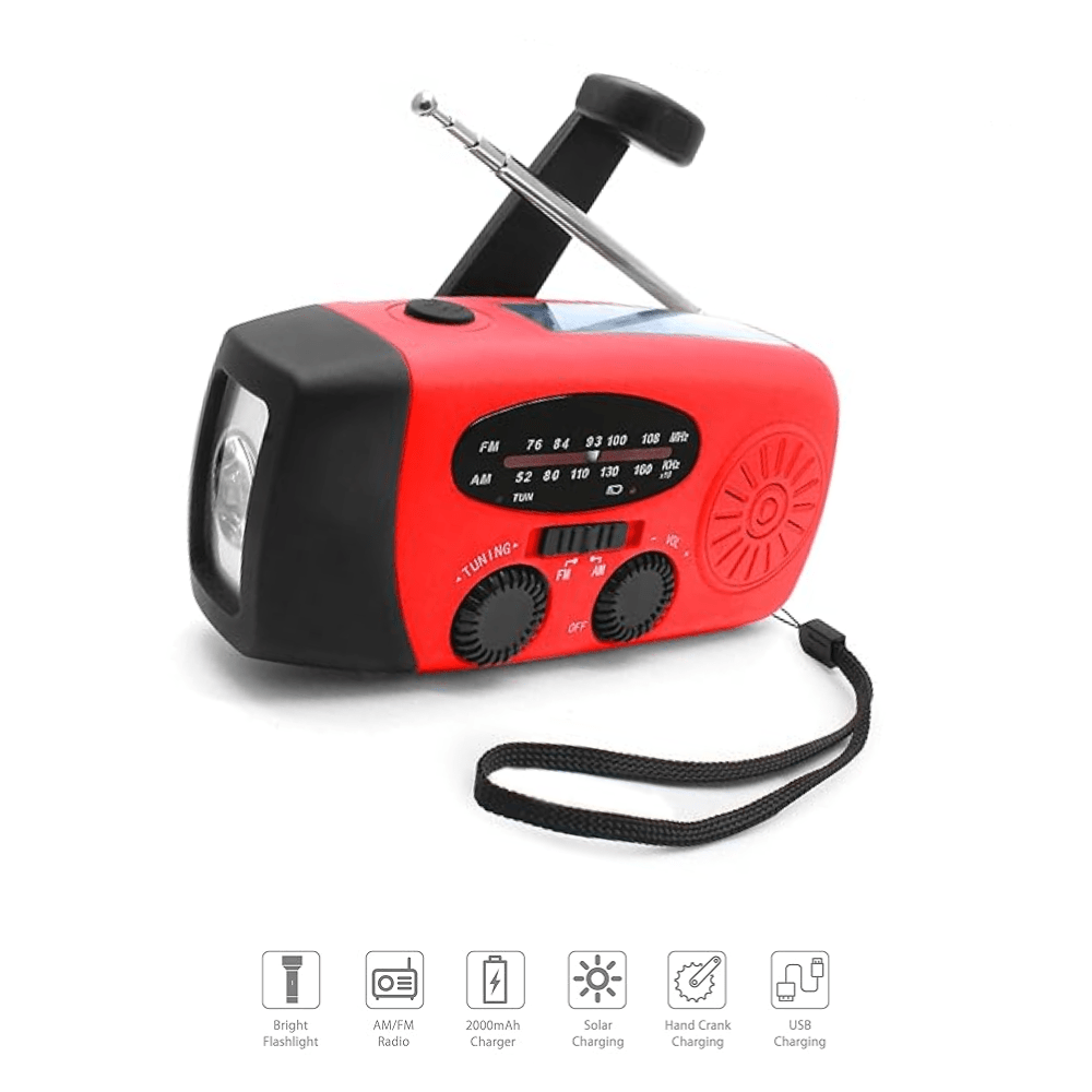 Lumen Emergency Radio - Wind-Up, Waterproof Multifunctional Device 1