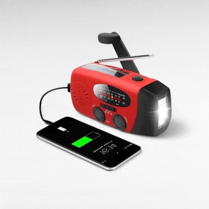 Lumen Emergency Radio - Wind-Up, Waterproof Multifunctional Device 4