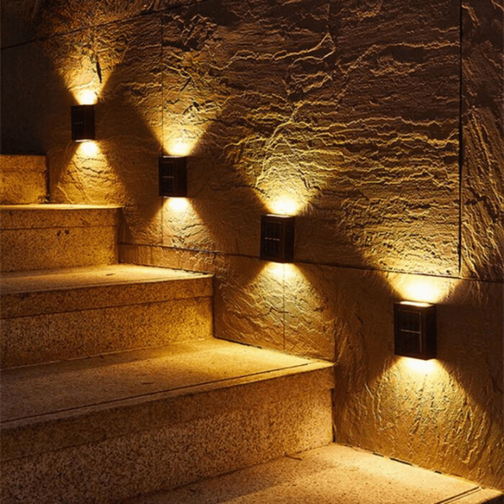 Lumos Solar Lights - Wireless ABS Plastic Outdoor Light Fixtures, Weatherproof 0