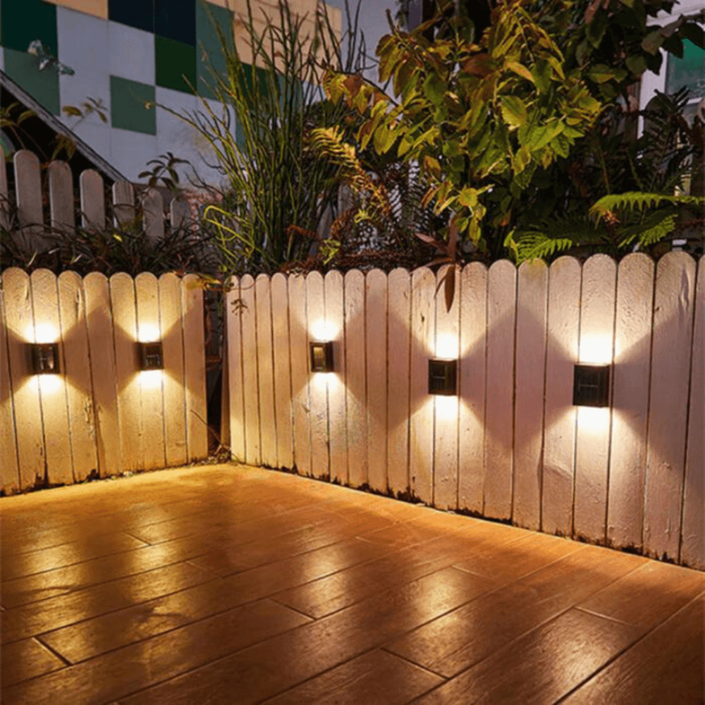 Lumos Solar Lights - Wireless ABS Plastic Outdoor Light Fixtures, Weatherproof 1