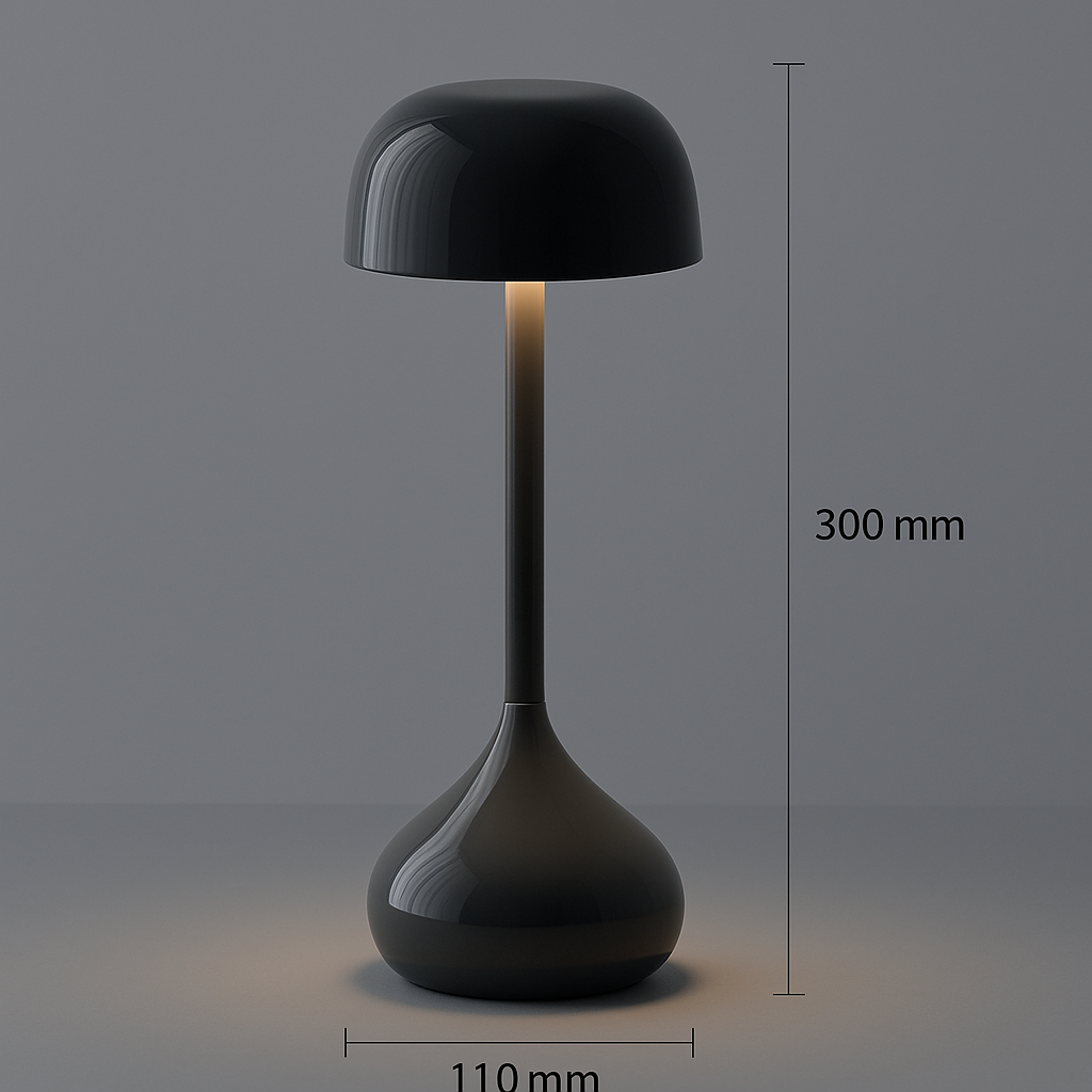 Luna Glow Desk Lamp - Cordless, Rechargeable with Touch Control 5