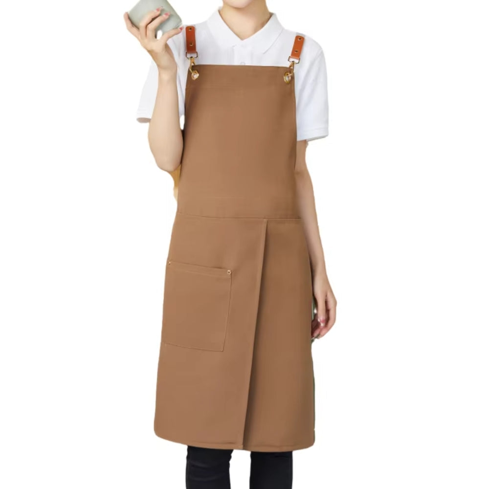 Lunara Chef Apron - Waterproof Canvas, Adjustable Straps and Pockets 11