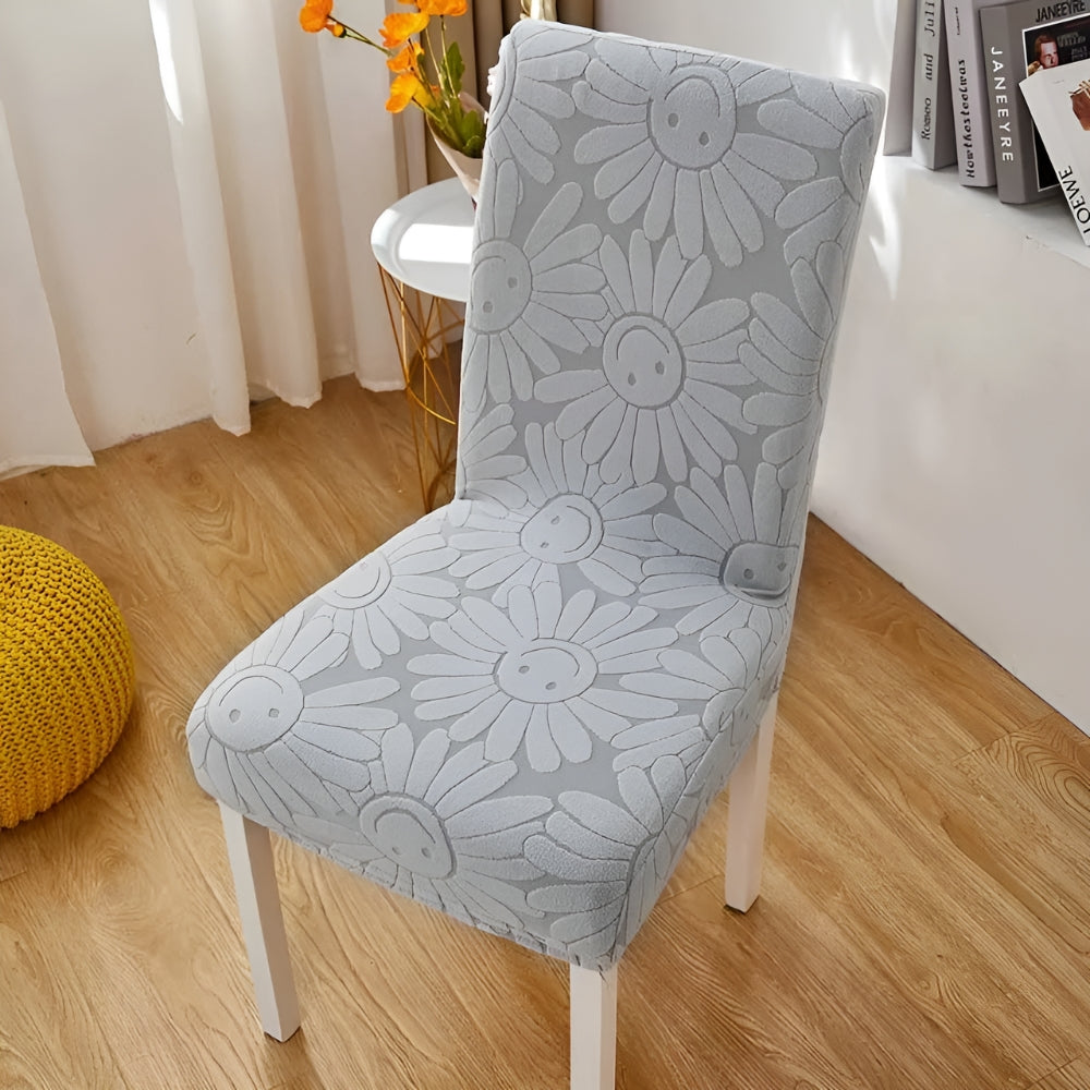 BloomJoy – Smiley Flower Stretch Chair Cover