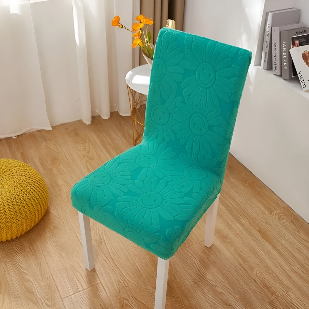 BloomJoy – Smiley Flower Stretch Chair Cover