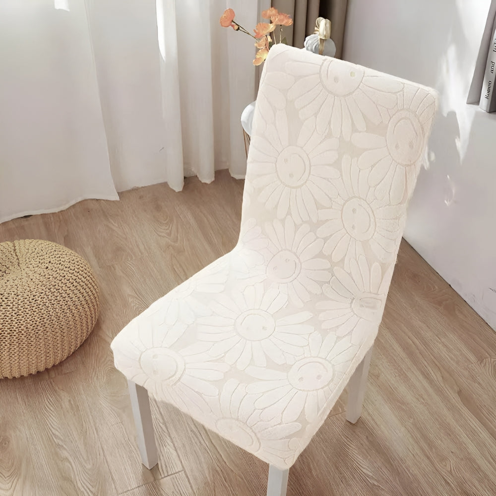 BloomJoy – Smiley Flower Stretch Chair Cover