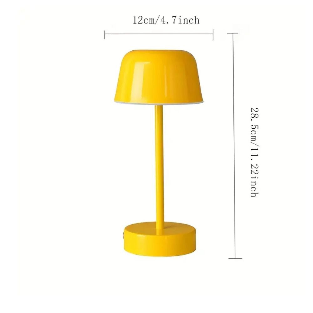 Lustra Table Lamp - Polished Iron, Touch-Controlled Cordless Design 3