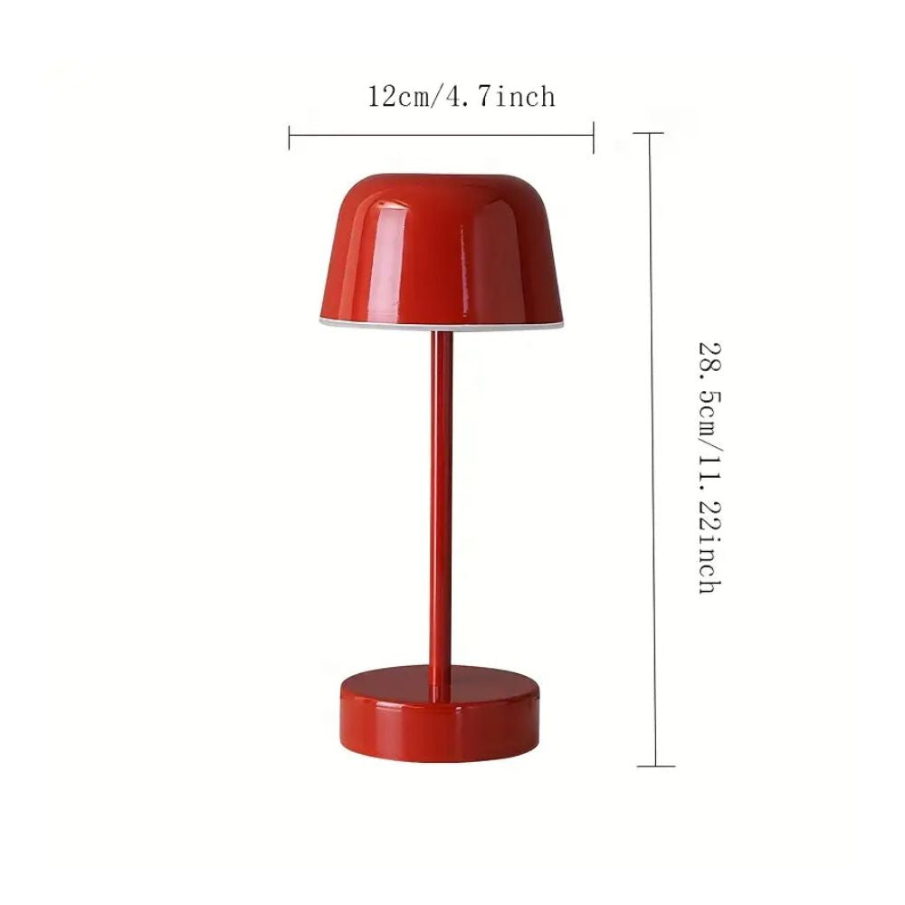 Lustra Table Lamp - Polished Iron, Touch-Controlled Cordless Design 5