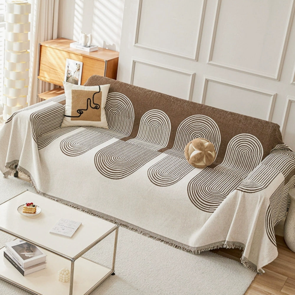 Lynx Sofa Cover - Double-Sided Chenille, Plush Comfort for Sectionals and Dogs 2