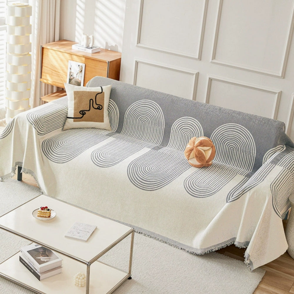 Lynx Sofa Cover - Double-Sided Chenille, Plush Comfort for Sectionals and Dogs 4