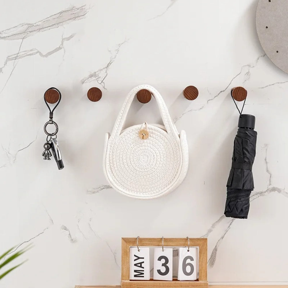 Maven Wall Hook - Beech Wood, Minimalist Coat Hook for Wall 3