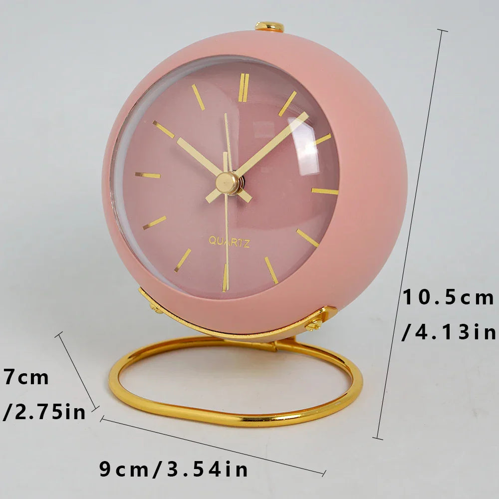 Mira Alarm Clock - Silent Quartz, Scandinavian Design 6