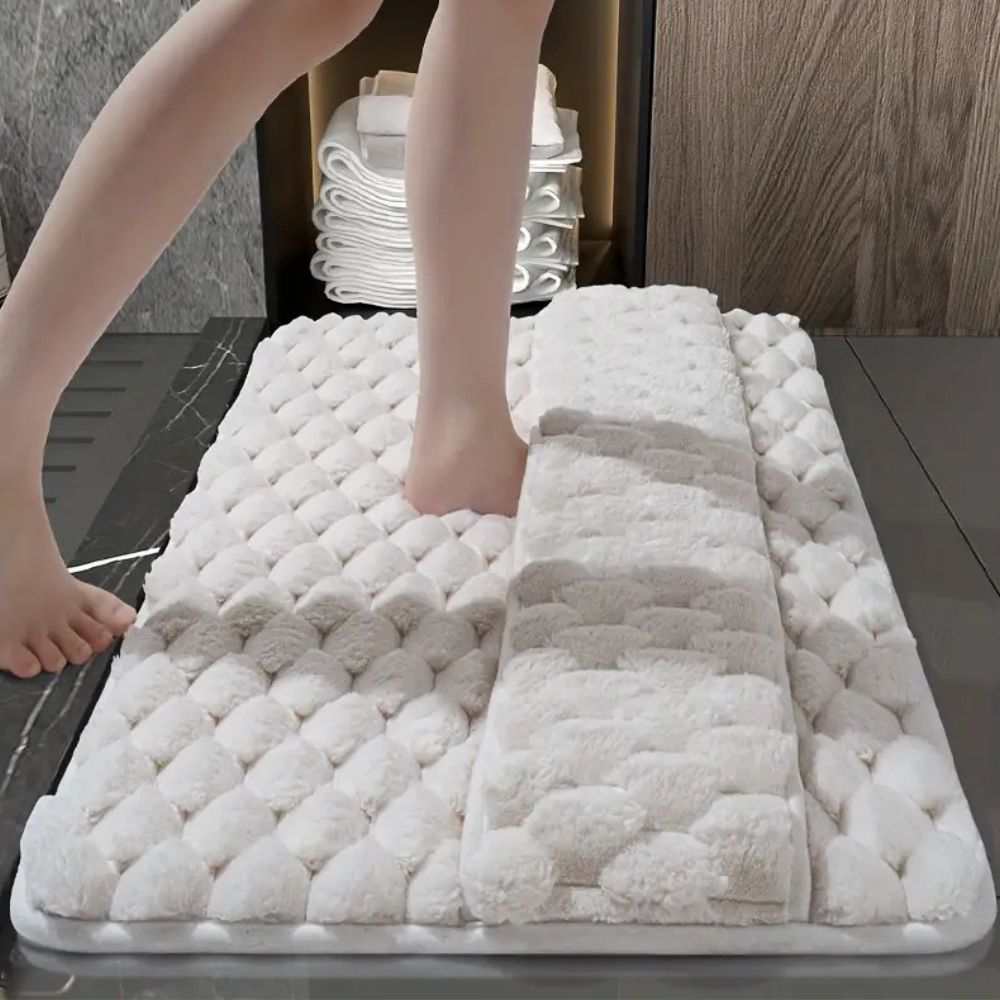 Mira Bath Mat - Memory Foam, Non-Slip Microfiber 2