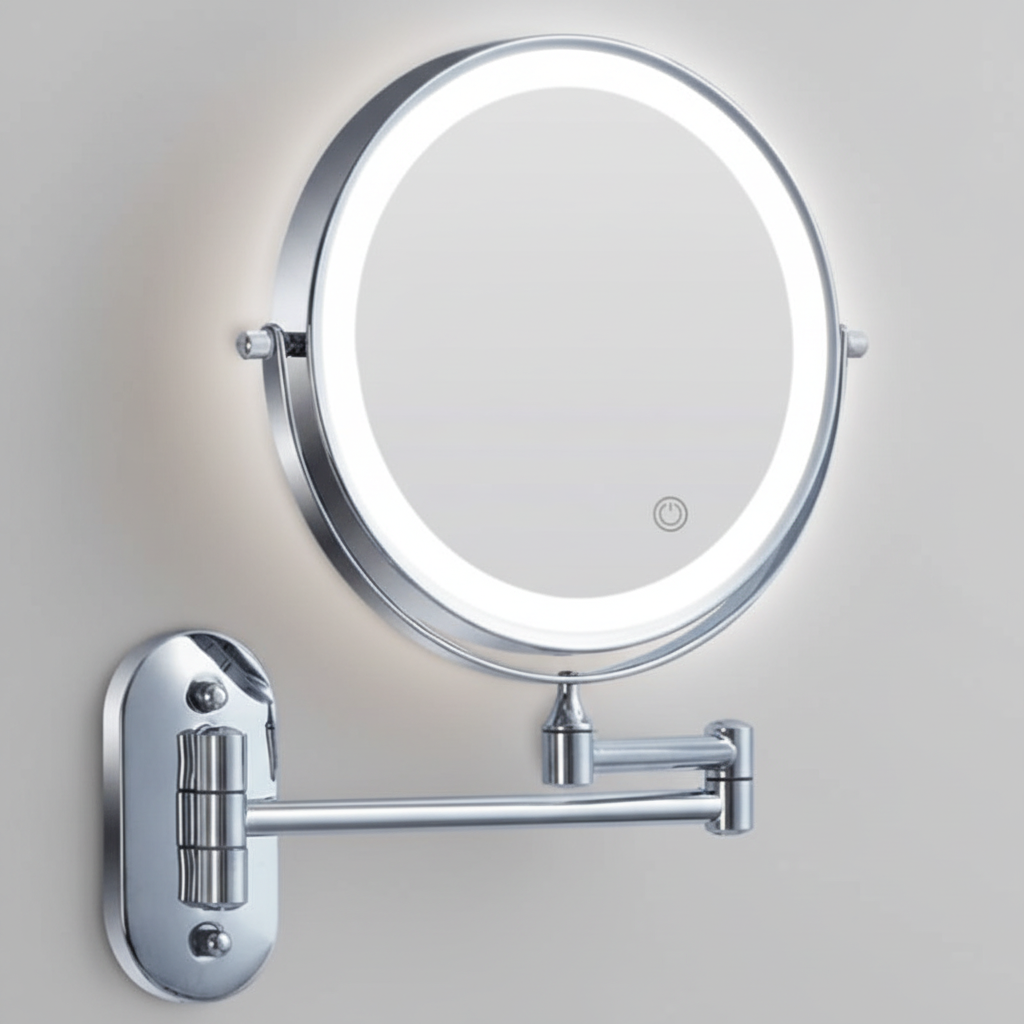 Mira Lighted Magnifying Makeup Mirror - Rechargeable LED, Adjustable Brightness 7