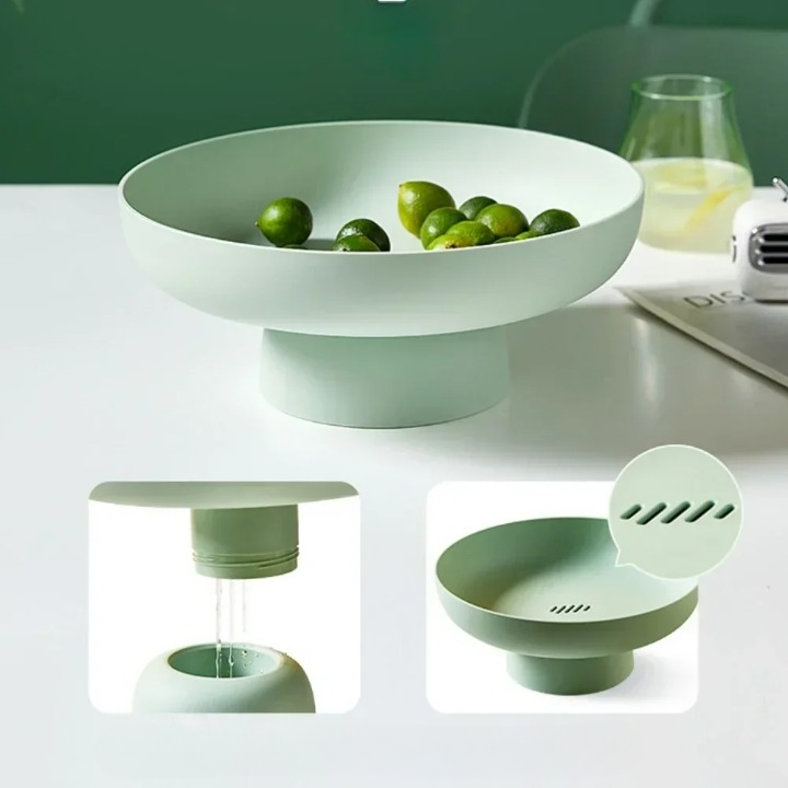 Mira Modern Fruit Bowl - Durable Plastic, Stylish Kitchen Accessory 3