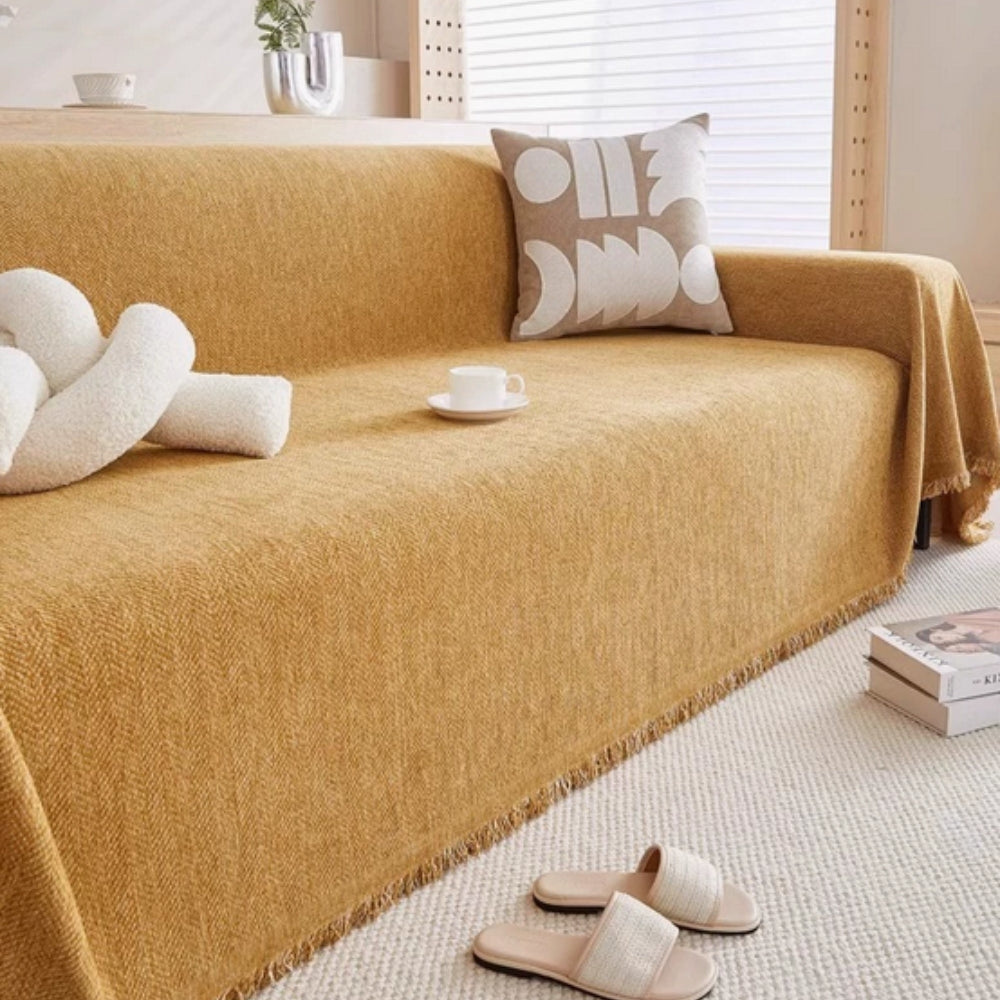 Mira Sofa Cover - Waterproof Chenille, Modern Design 3
