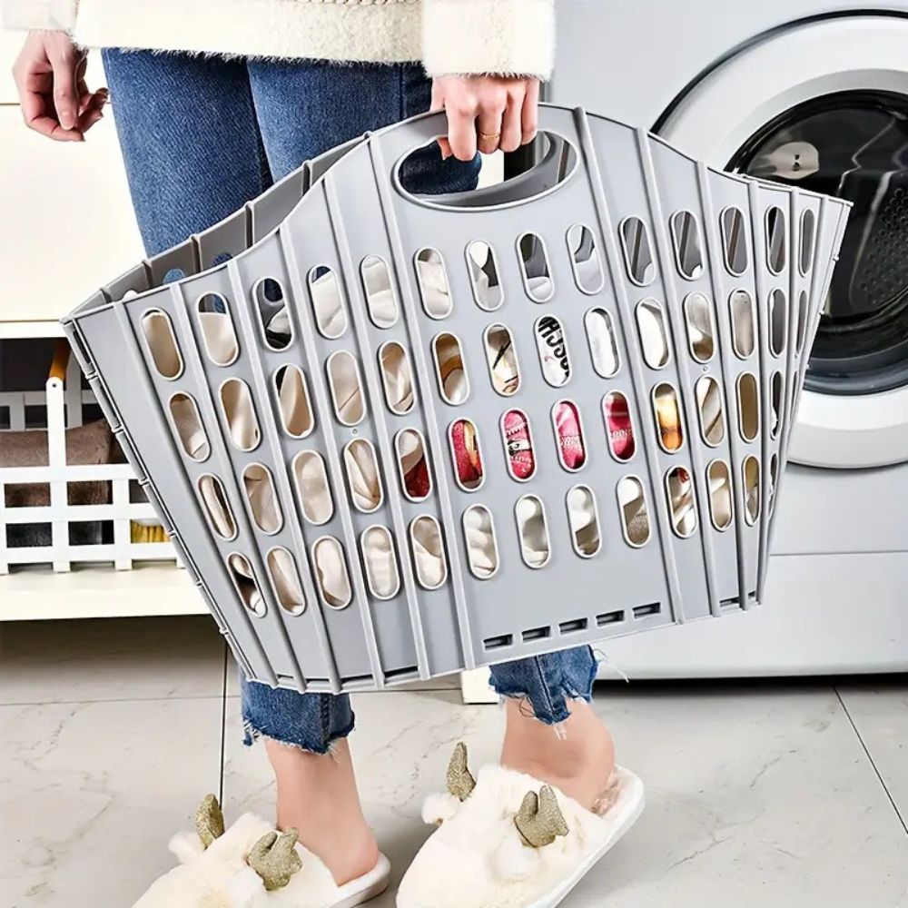 Mira Storage Basket - Durable Foldable Laundry Hamper 4