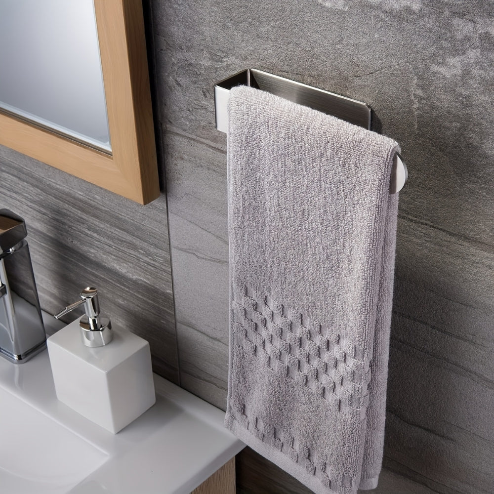 Mira Towel Rack - Stainless Steel, Wall-Mounted Design 4