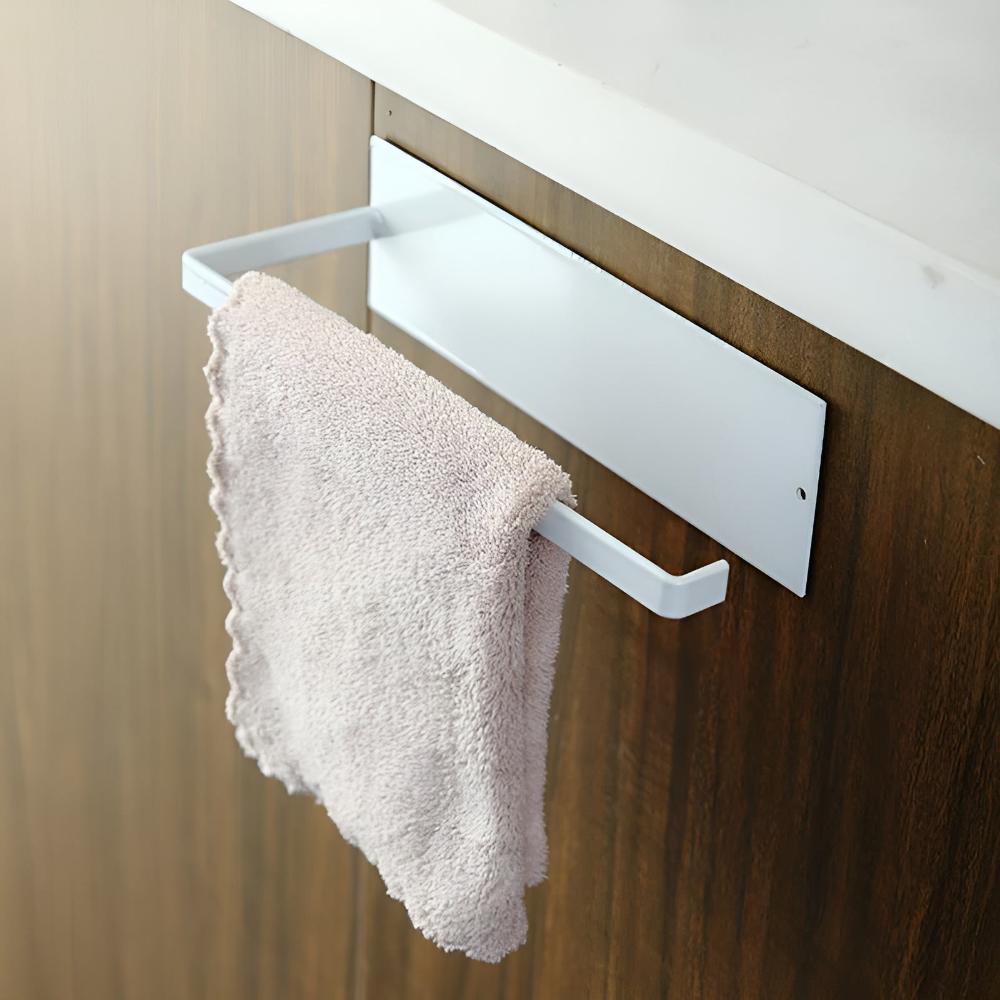 Mira Under Cabinet Paper Towel Holder - Durable Iron, Adhesive Mount 5
