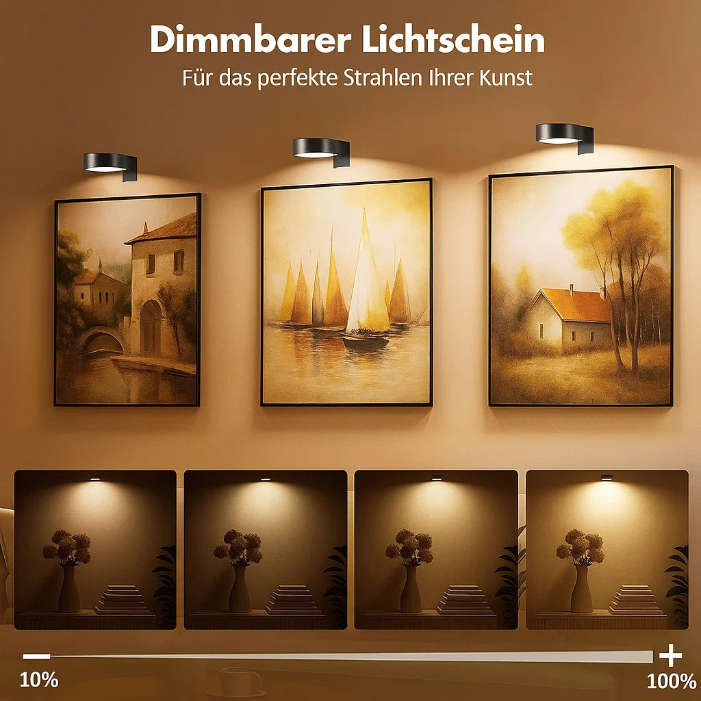 Miro Picture Light - Battery Operated, Wireless, Dimmable 4