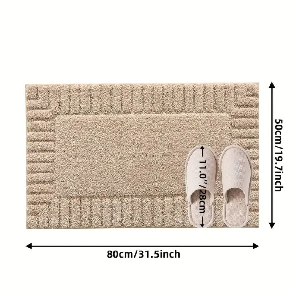 Mistral Bath Rug - Flocked Material, Non-Slip and Quick-Drying 8