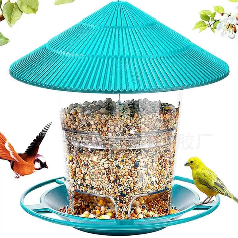 SeedFlow Pro – Multi-Port Bird Feeder – Weatherproof Hanging Dispenser