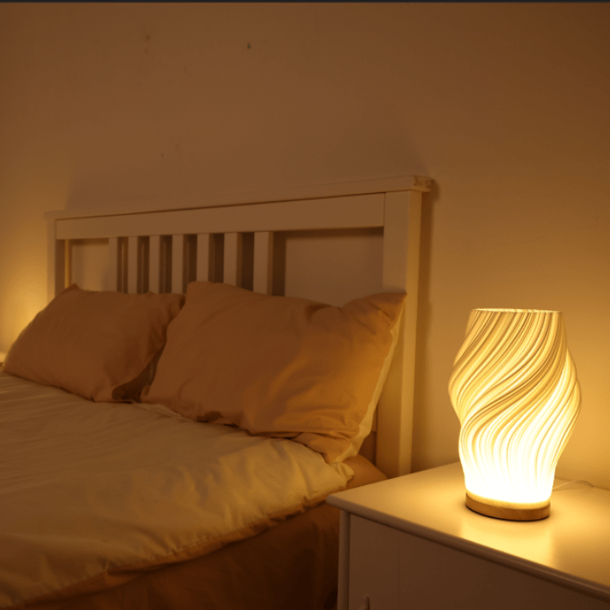 Lunivra – Sculptural Dimmable LED Table Lamp