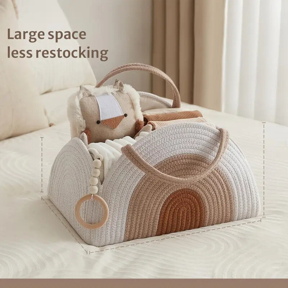Nexa Baby Organizer - Durable Polyester, Neutral Tone 1