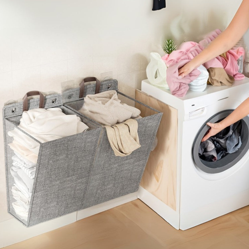 Nexa Collapsible Laundry Hamper - Wall-Mounted, Space-Saving Design 1