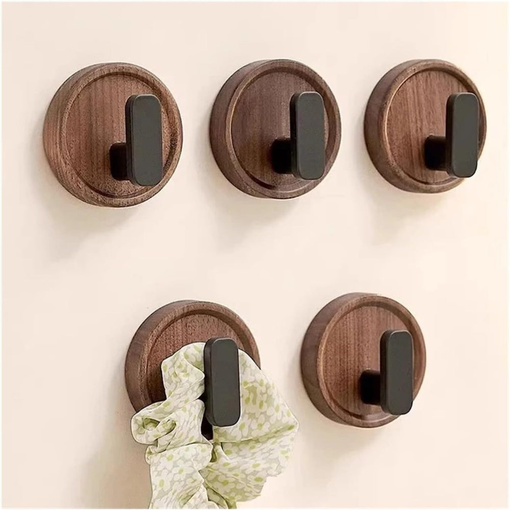 Noble Walnut Wall Hook - Minimalist Design, Durable Key Holder for Wall 1