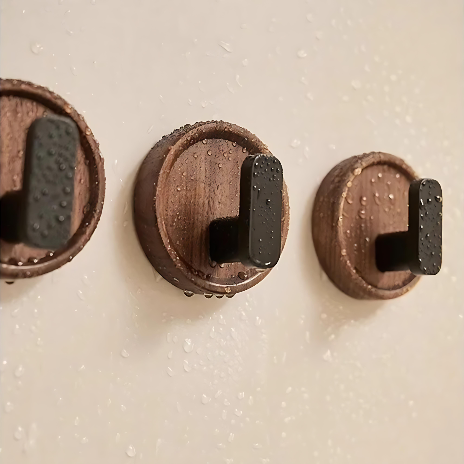 Noble Walnut Wall Hook - Minimalist Design, Durable Key Holder for Wall 3