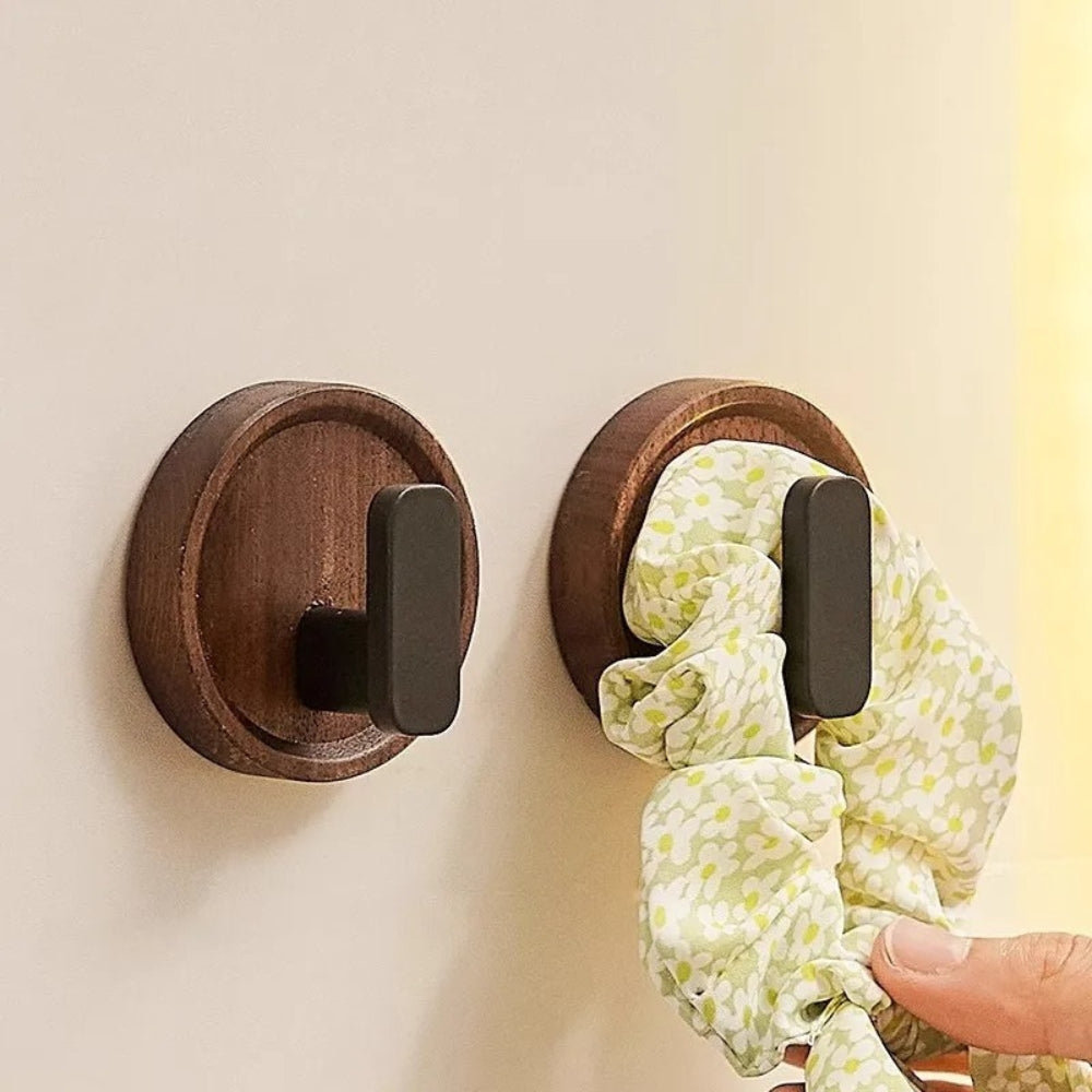 Noble Walnut Wall Hook - Minimalist Design, Durable Key Holder for Wall 8