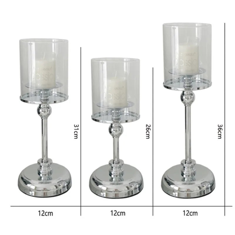 Nora Gold Candle Holder - Nordic Metal, Versatile Design 6