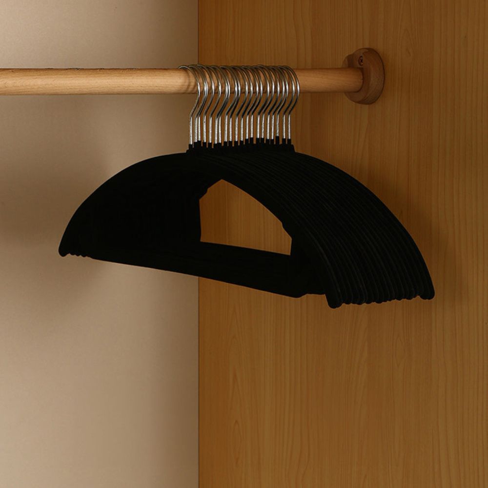 Nora Velvet Hangers - Non-Slip Coating, Set of 10 6