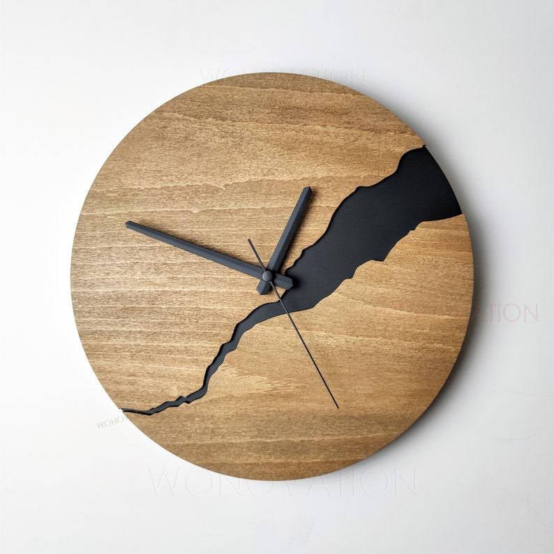Nuvoro Modern Wall Clock - High-Quality Wood, Minimalist Decor 4