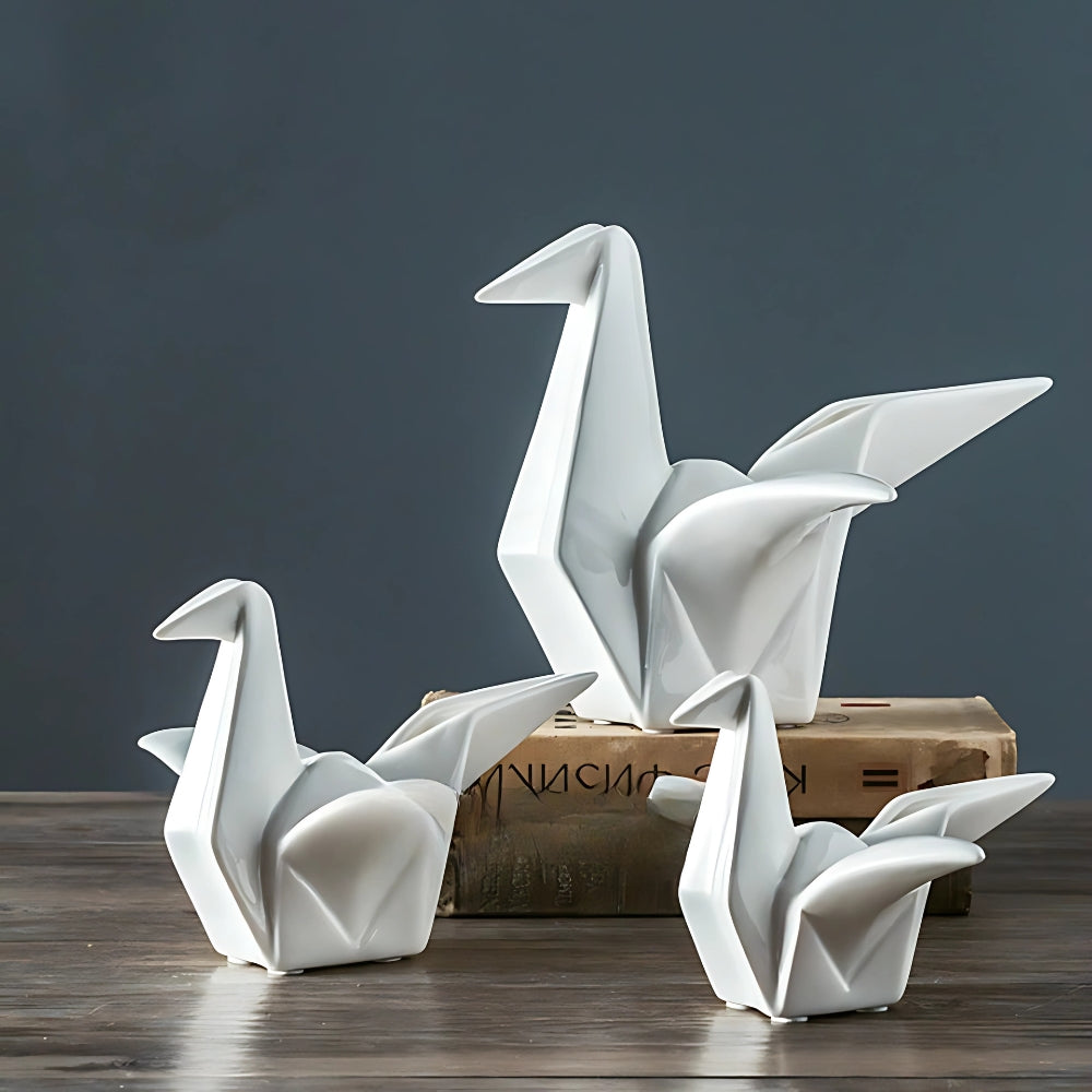 Oriana Bird Sculpture - Premium Ceramic, Minimalist Design 1