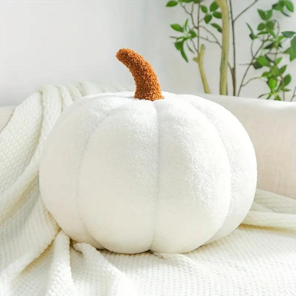 Pavo Plush Cushion - Pumpkin Shape, Soft Fabric 3