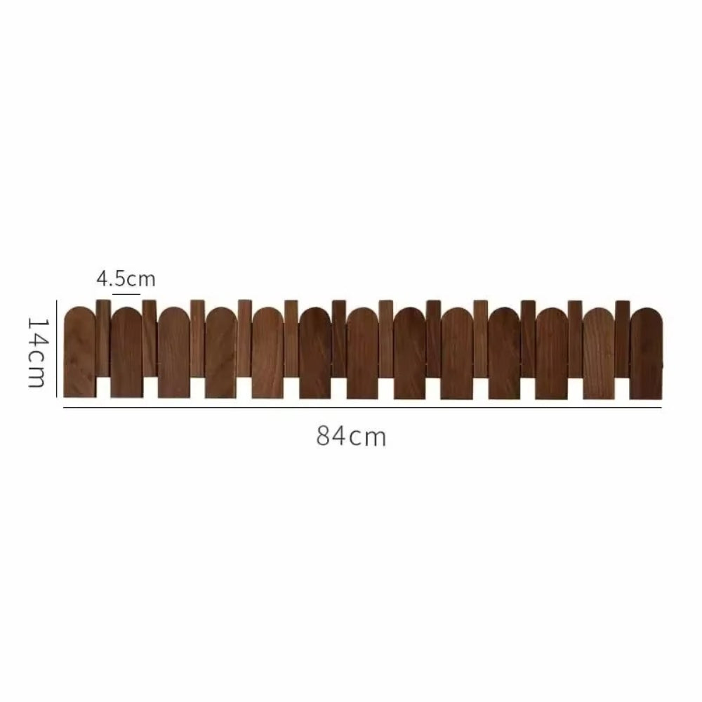 Pavo Wall Coat Rack - Wooden Piano Key Design, Wall Mounted Storage 11