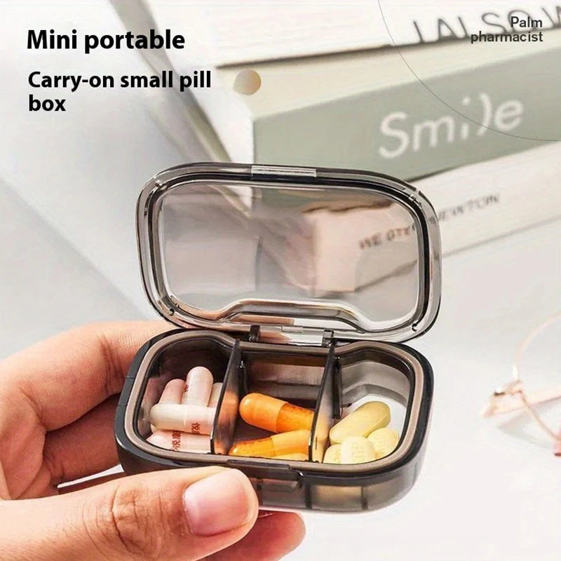 Paxen Pill Organizer - Compact Travel Case, Multiple Compartments 6
