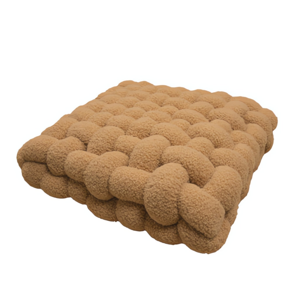 Pinnacle Knot Cushion - Soft Lamb Velvet, Cozy Design 7