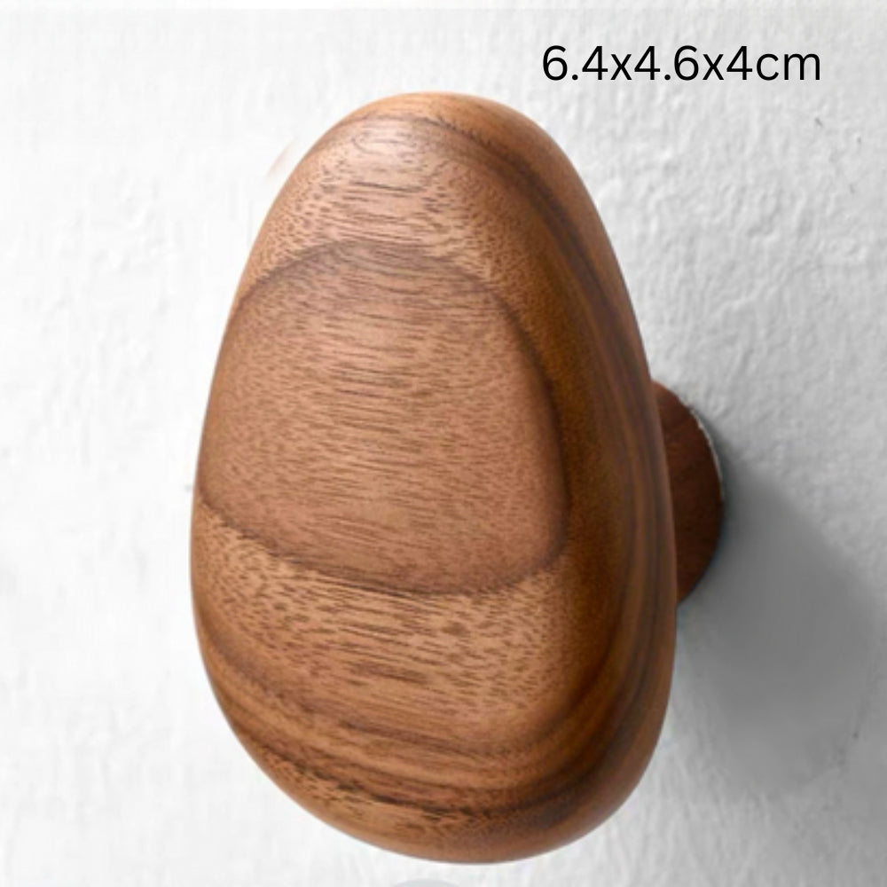 Pinnacle Modern Coat Hooks - Wall Mounted Solid Wood, Minimalist Design 2
