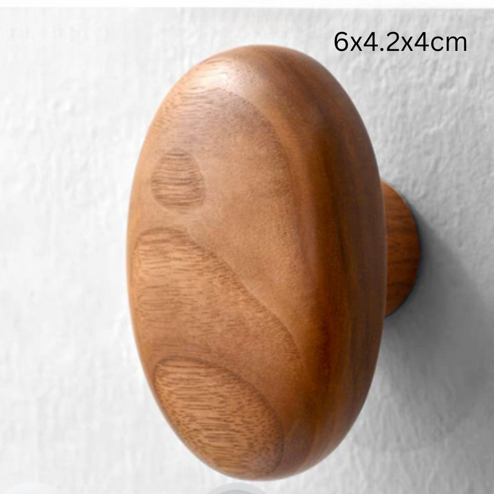 Pinnacle Modern Coat Hooks - Wall Mounted Solid Wood, Minimalist Design 9