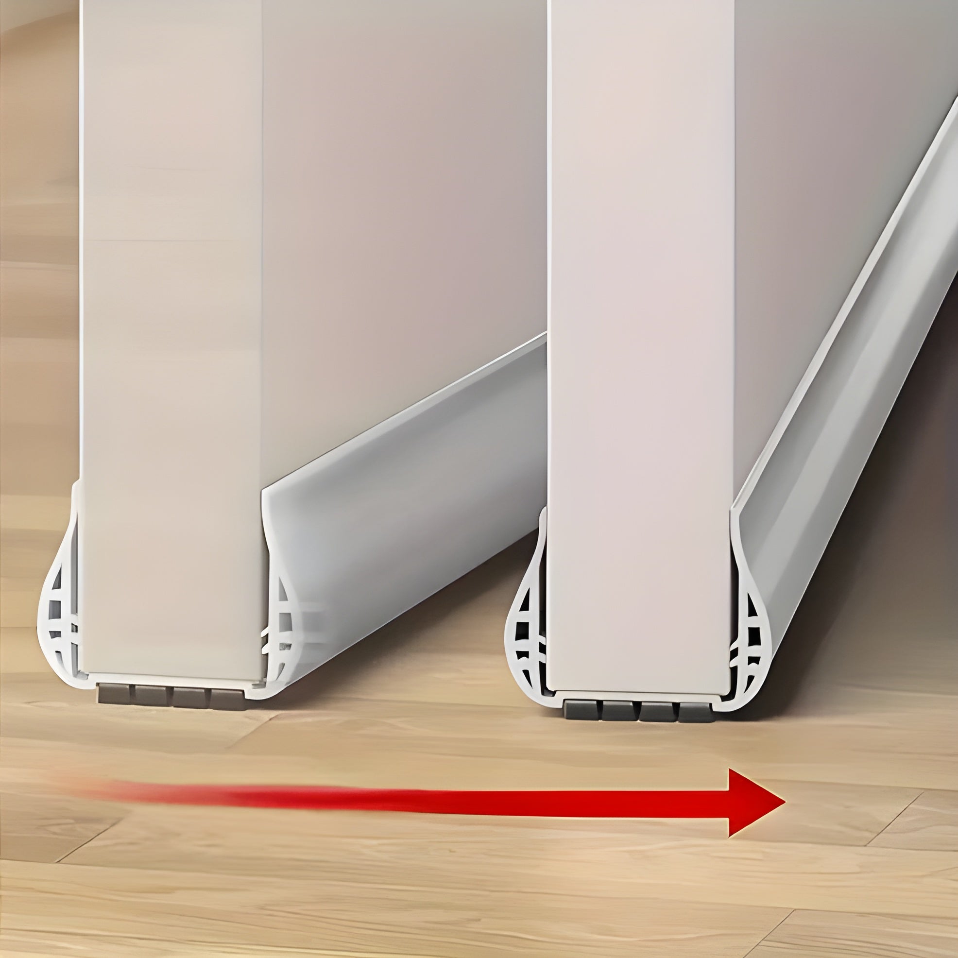 Plyra Door Seal Strip - Adjustable Polyester Weather Stripping for Draftproof Protection 3