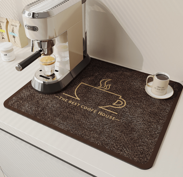AquaMat – Quick-Dry Absorbent Kitchen Mat – Hygienic, Space-Saving Stylish