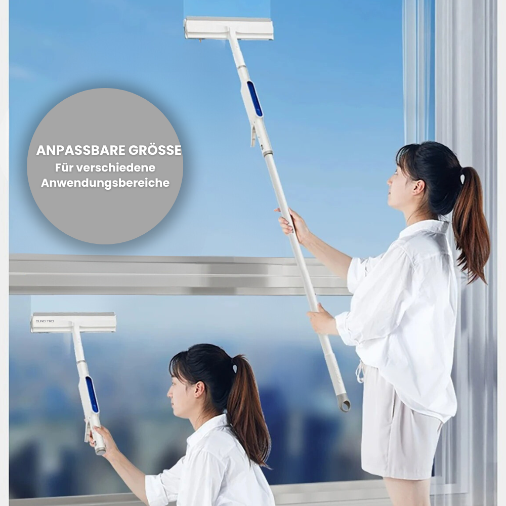 Rivaro Window Cleaner - 3-in-1 Telescopic with Spray Function 2