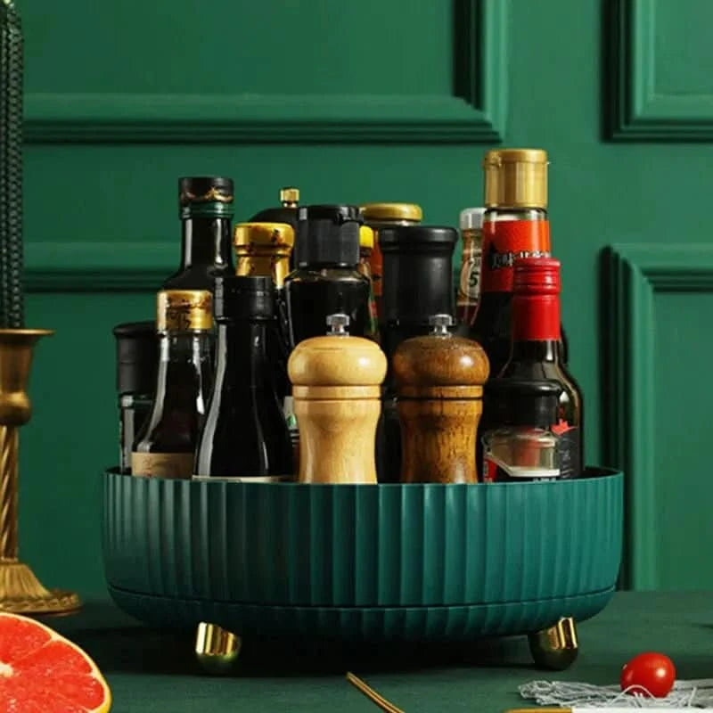 Roto Lazy Susan Turntable - High-Quality Plastic, Space-Saving Organizer 6