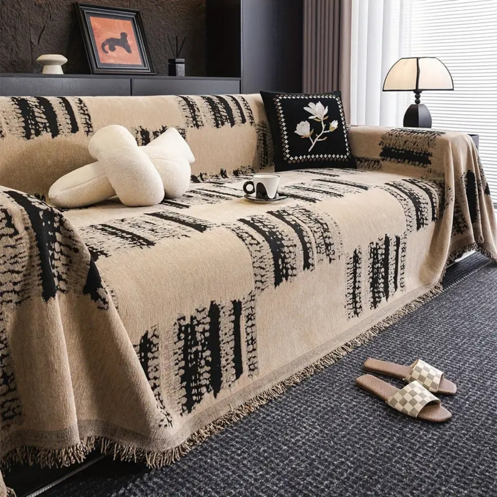 Rustik Sofa Cover - Chenille, Non-Slip Minimalist Design 2