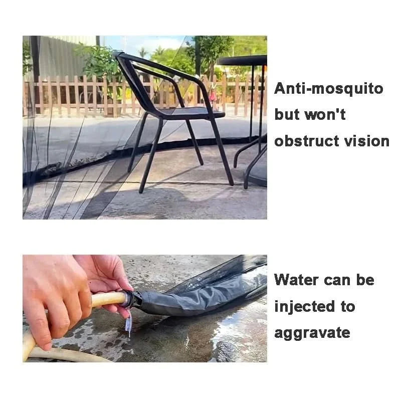 BugShield Oasis – Parasol Mosquito Net – Outdoor Insect Protection Screen